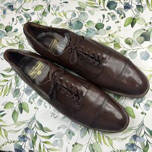 Stacy Adams Biscuit Brown Madison Oxford Shoes 12 2E Wide